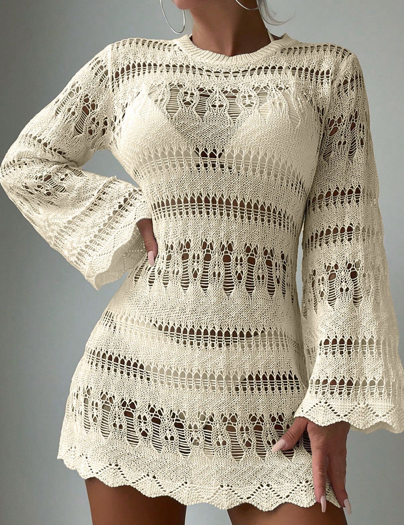 Knitted Beach Blouse